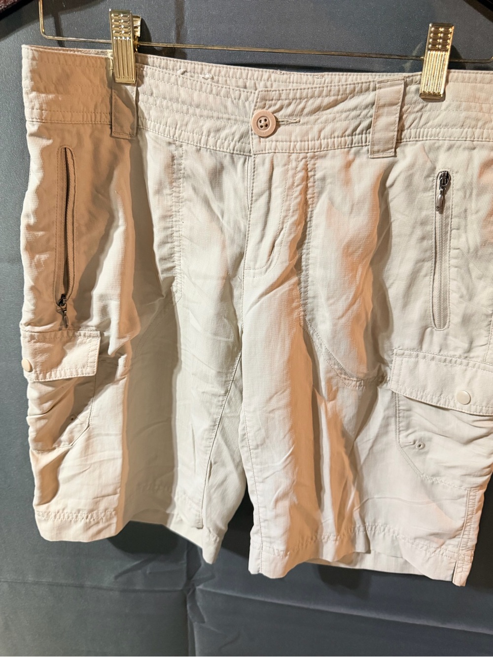 Columbia Men's Cargo Shorts - Cream